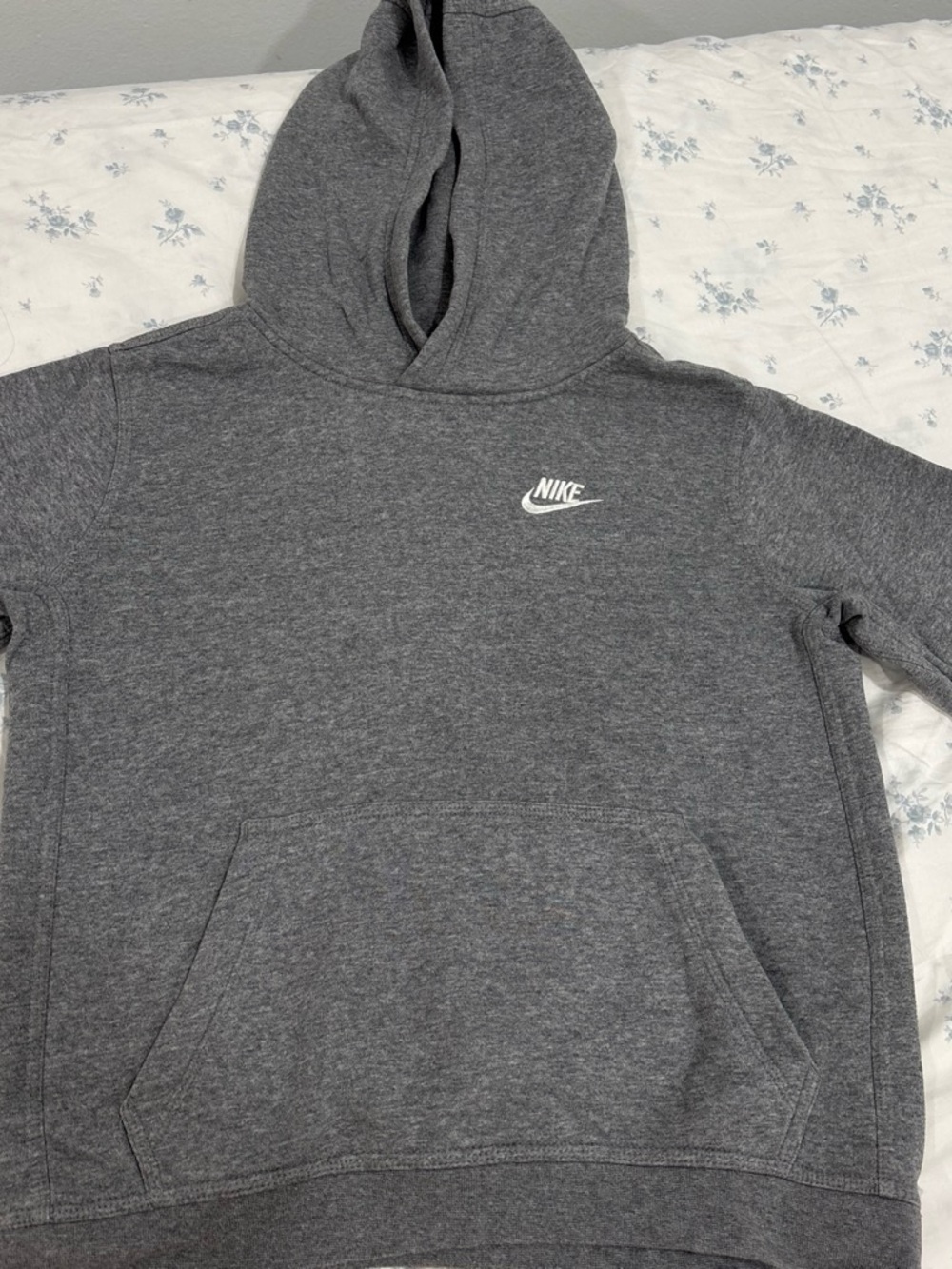Nike Heather Gray Crewneck Hoodie
